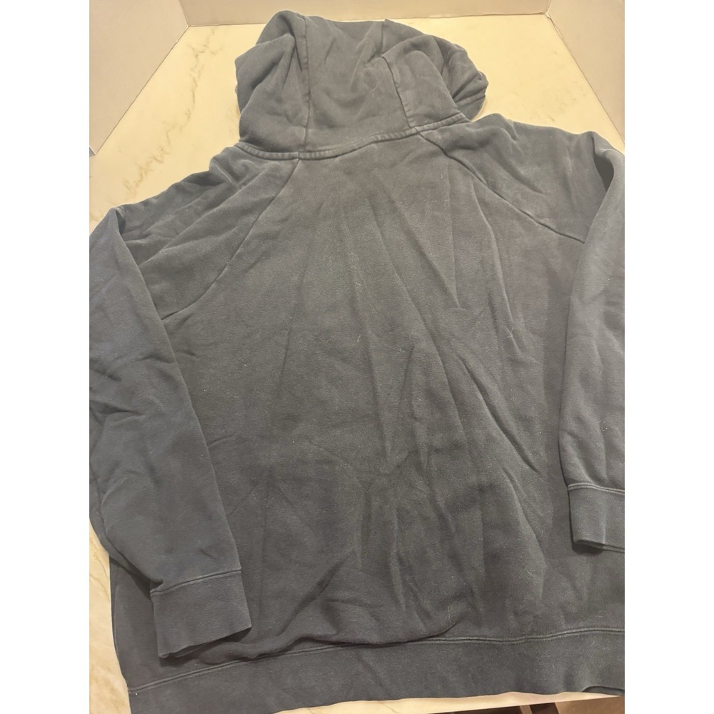 2 Nike Women's Pullover Hoodies Sweatshirts Gray Black Swoosh Logo Gray-M BLK-L - Picture 4 of 9